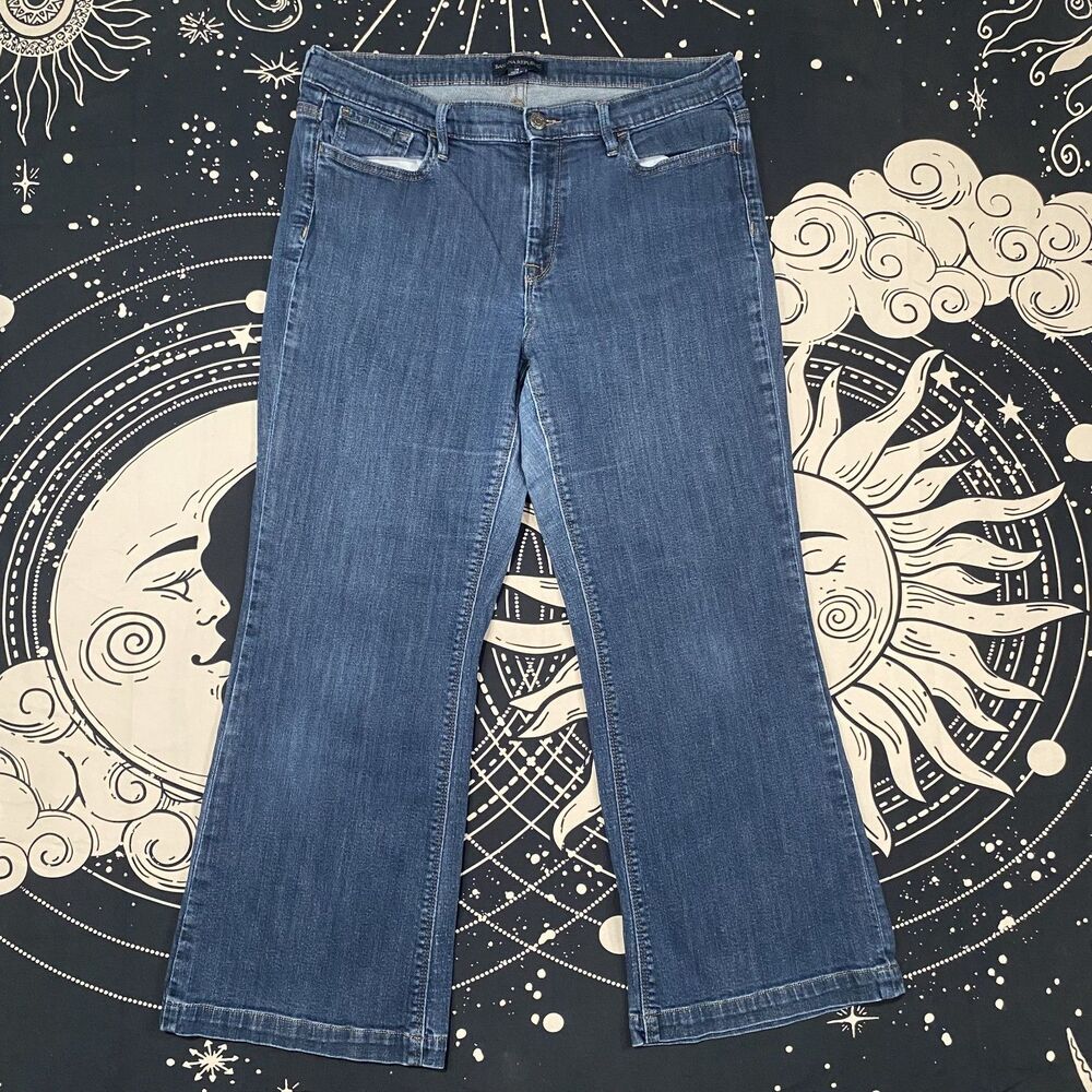 Banana Republic Wide Leg Baggy denim Jeans Womens 14 Streetwear Preppy Y2K